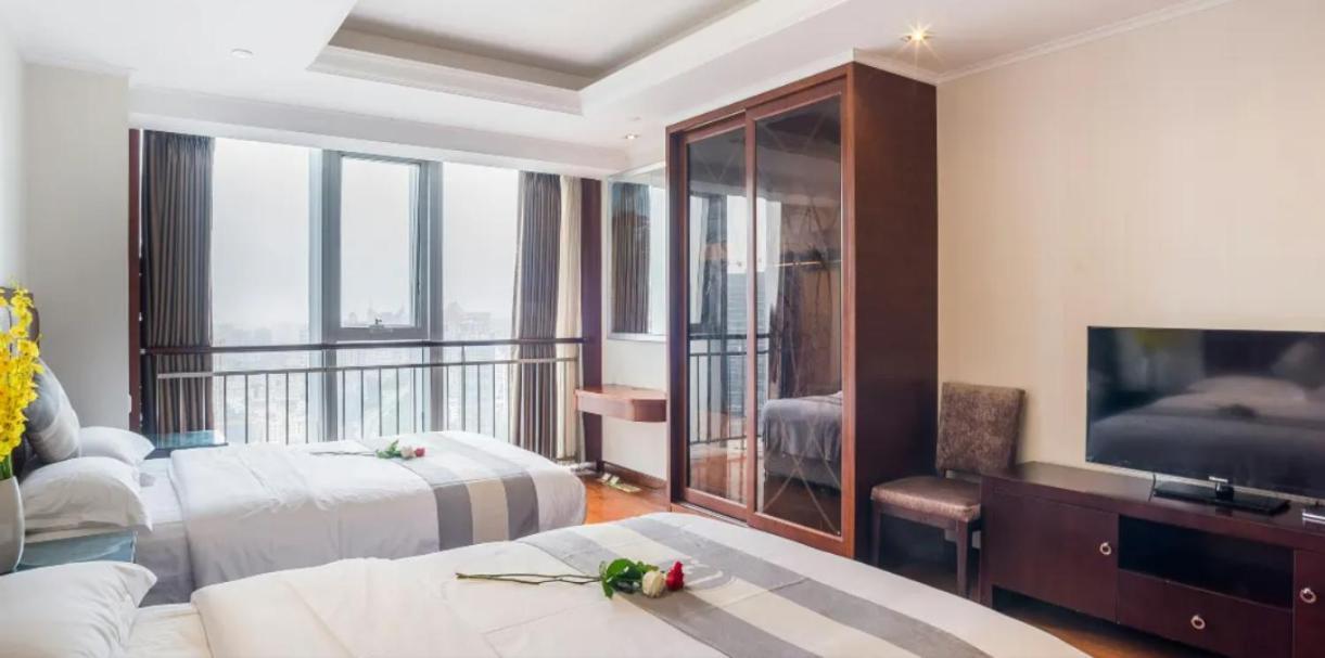 Qingdao Jinshan We+ Holiday Apartment Exterior foto